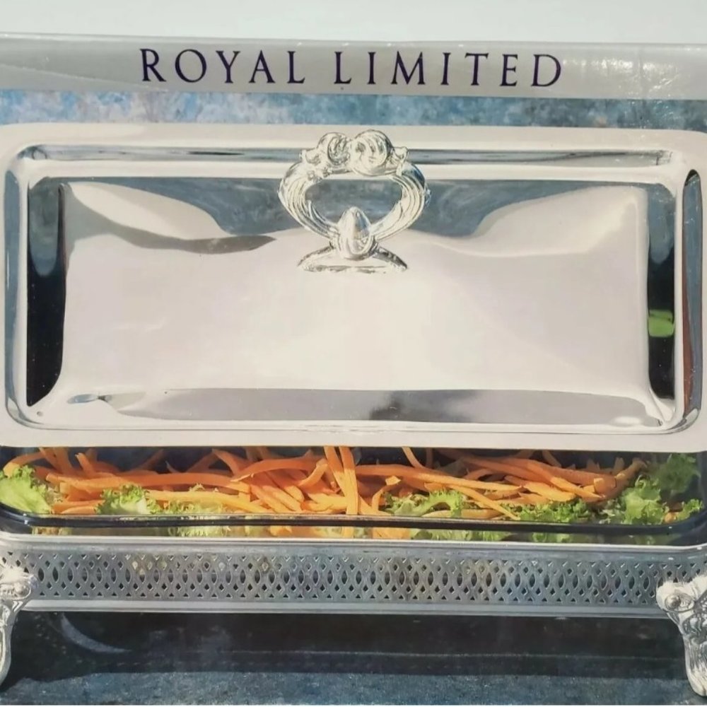 International Silver Server With Lid
